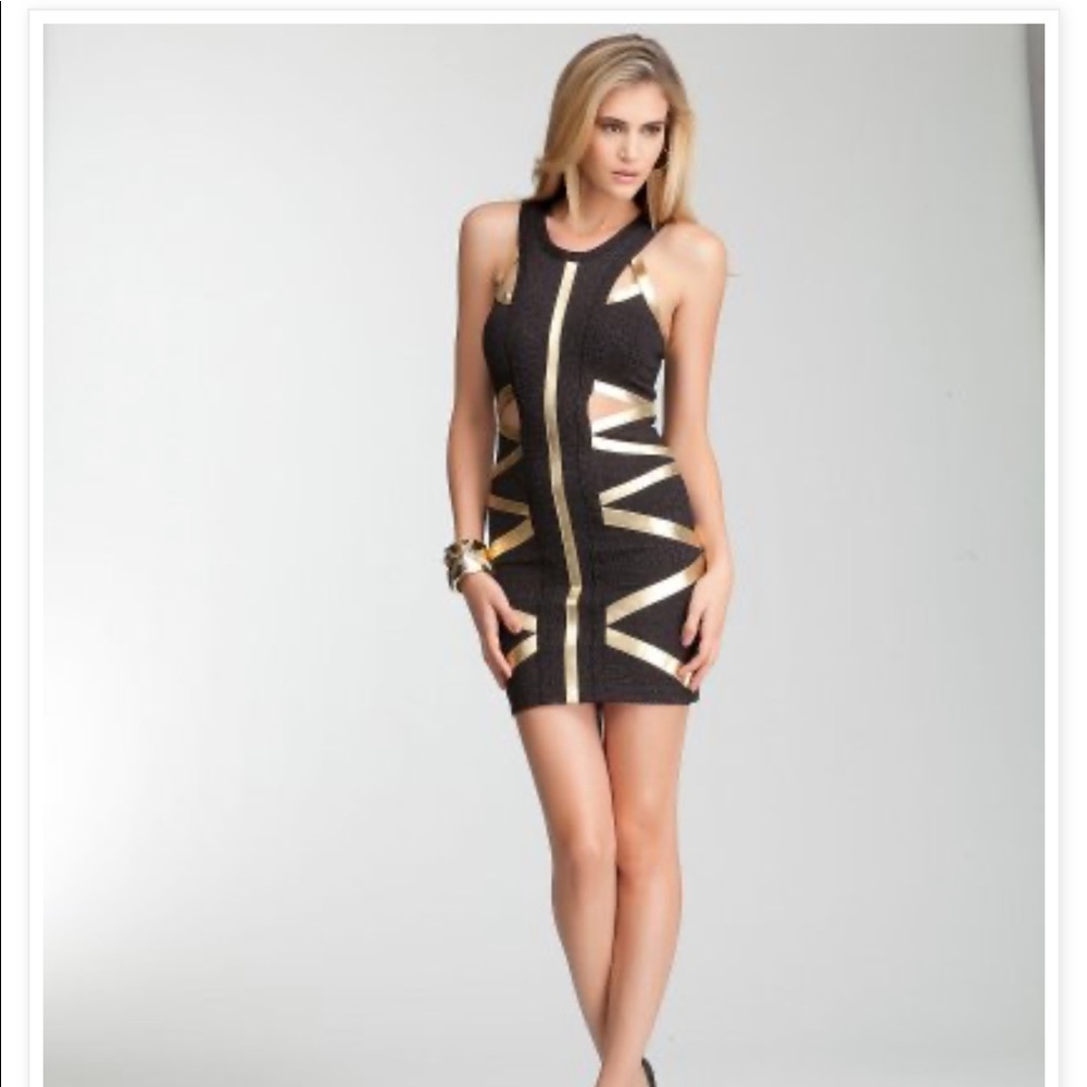 BEBE cut out dress